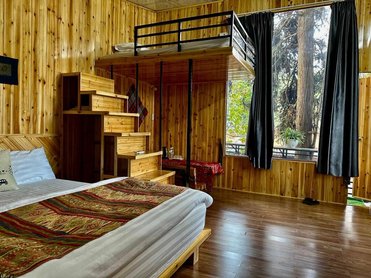 Nobita Homestay Bac Ha Eksteriør billede
